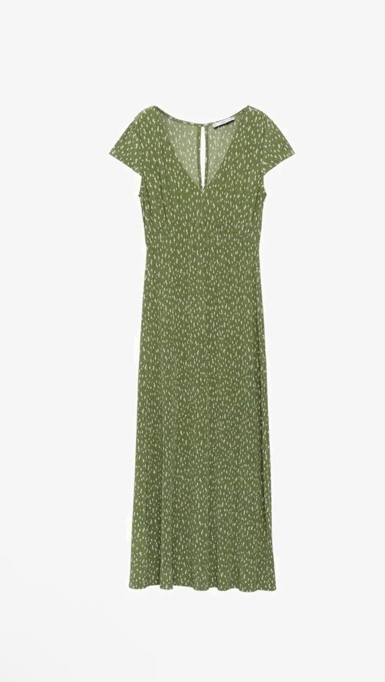 Mango floral maxi dress size 4
